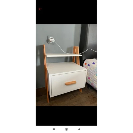 Nakas Minimalis laci N11 satu laci dan rak meja samping bedsise table meja samping tempat tidurmeja samping sofameja estetik minimalis