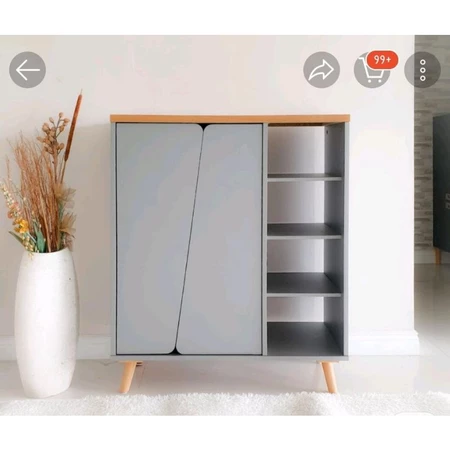 kabinet pintu dan rak sepatu tempat sepatu aman dari rayap awet minimalis murah home decor rak kosmetik