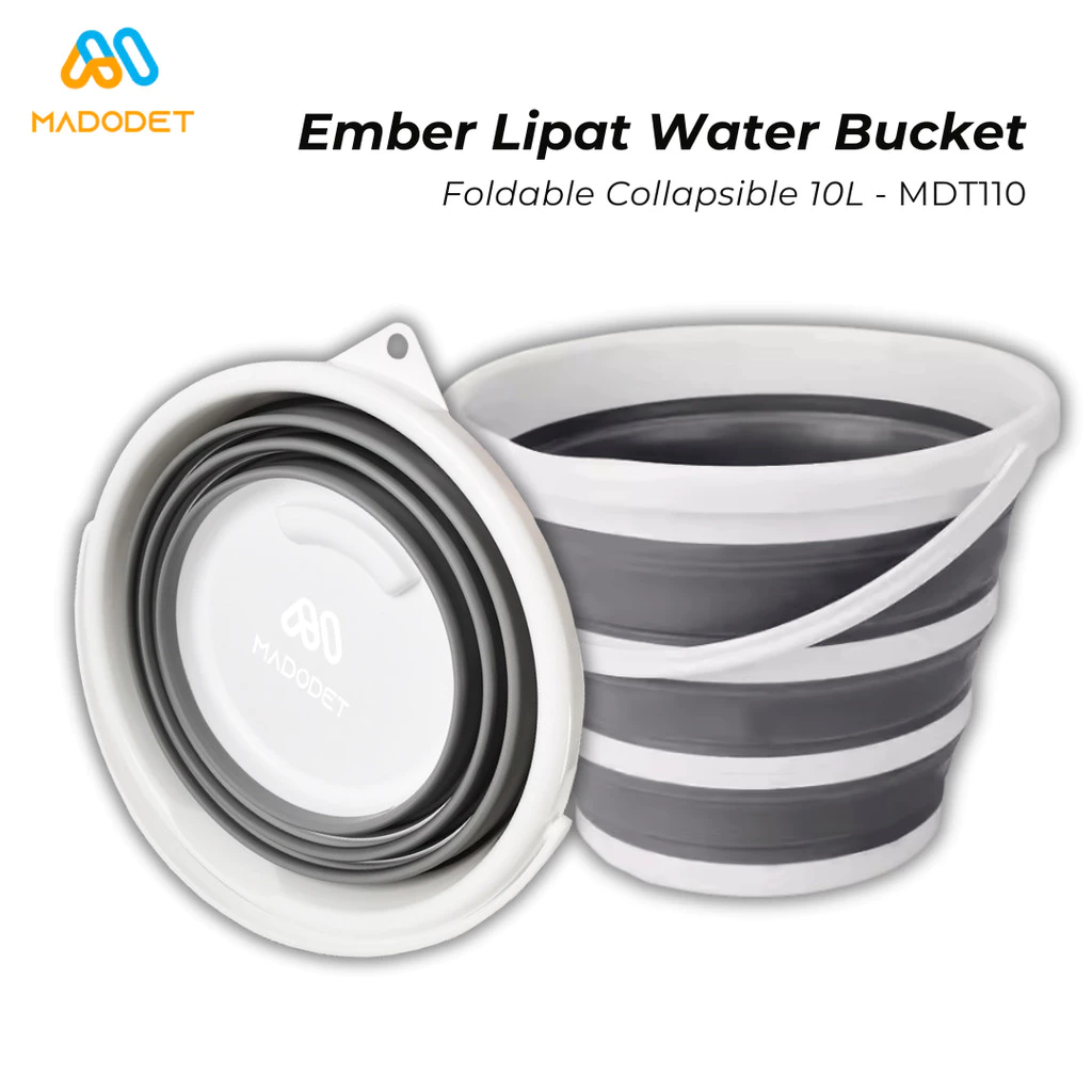 Ember Lipat Portable Water Bucket Foldable Collapsible 10L - MDT110