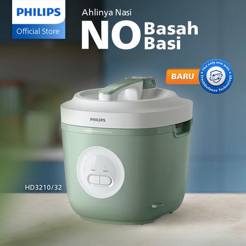 Philips Rice Cooker 1.8 L - 3000 Basic HD3210/32 - Hijau - 400 Watt