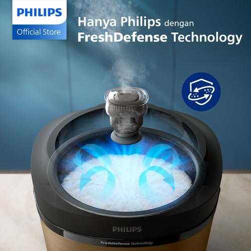 Philips Rice Cooker 1.8 L - 3000 Premium HD3211/32 - Gold - 400 Watt