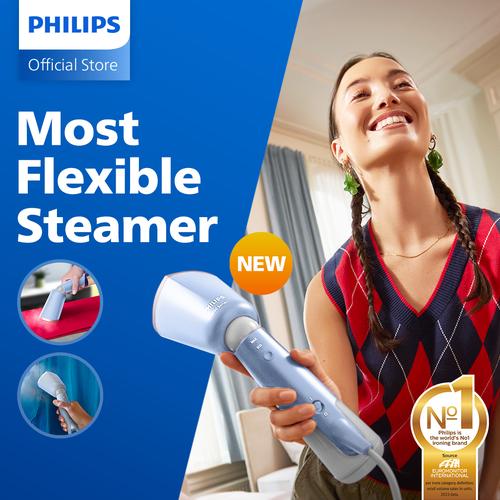 New! Philips Handheld Steamer 5000 Series - STH5020/20 Biru Muda