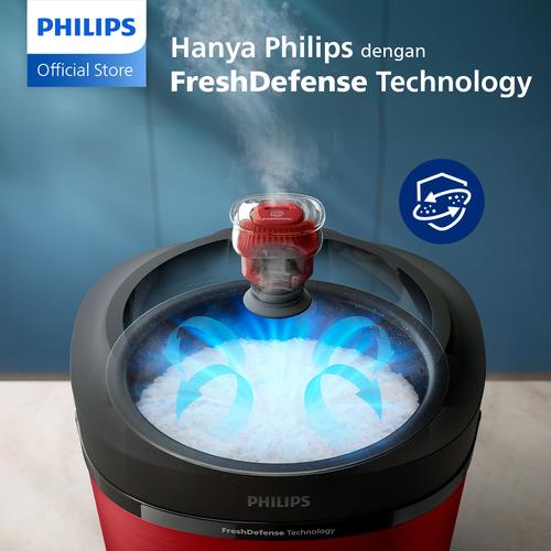 Philips Rice Cooker 1.8 L - 3000 Premium HD3211/30 - Merah - 400 Watt