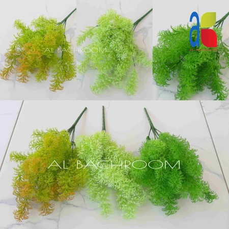 Tanaman Rumput Plastik Ganggang Seledri Air B8158 Hias Artificial Aquarium