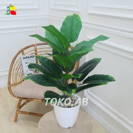TANAMAN HIAS PLASTIK DAUN PISANG D21 MB B8191 DEKORA