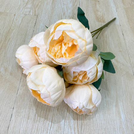 BUNGA HIAS PEONY BESAR 7CABANG BUNGA ARTIFICIAL DEKORASI WEDDING HIASAN MEJA RUANG TAMU RUMAH B8476