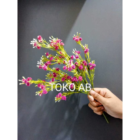 BUNGA PLASTIK BABYBREATH MELATI B8121 BUNGA ARTIFCIAL DEKORASI BUKET