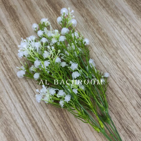 BUNGA PLASTIK BABYBREATH MELATI B8121 BUNGA ARTIFCIAL DEKORASI BUKET