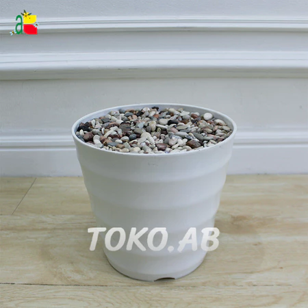 Pot King MADO 22 Media Busa Batu Pancawarna Hiasan Tanaman Bunga Plastik RB6167