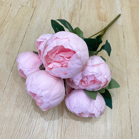 BUNGA HIAS PEONY BESAR 7CABANG BUNGA ARTIFICIAL DEKORASI WEDDING HIASAN MEJA RUANG TAMU RUMAH B8476