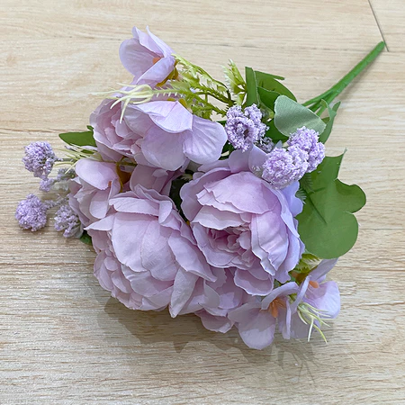 BUNGA ARTIFICIAL PEONY ZQ2 DAYSI SALJU B8082 BUNGA PLASTIK DEKORASI BUKET BUNGA PEONI