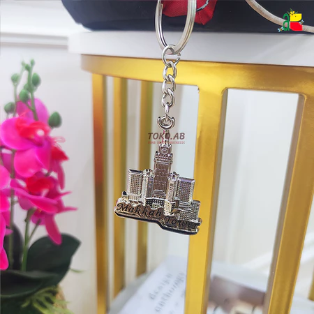 GANTUNGAN KUNCI AKRILIK MAKKAH TOWER OLEH OLEH HAJI DAN UMRAH GK-03