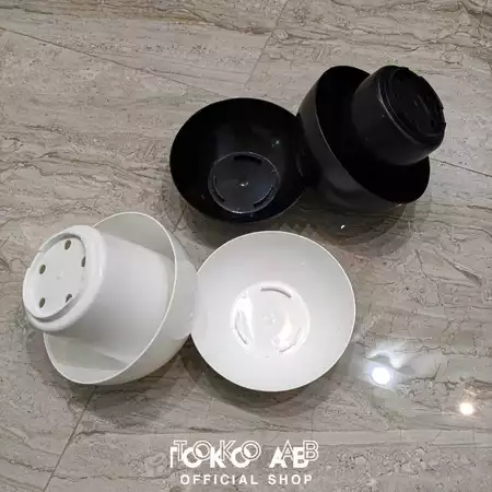 P063 POT PLASTIK SUPER BOLA SBL-L VAS BUNGA HIAS DEKORASI HIAS POT BOLA