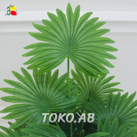 TANAMAN HIAS PLASTIK PALM KIPAS JUMBO D24 B8427 TANAMAN ARTIFICIAL DEKORASI HIAS SUDUT RUANGAN RUMAH