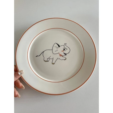 [siggi] DUMBO Piring Lucu Keramik / Piring Dessert Aesthetic