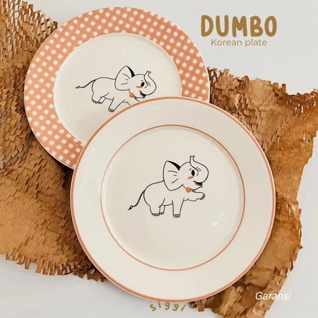 [siggi] DUMBO Piring Lucu Keramik / Piring Dessert Aesthetic