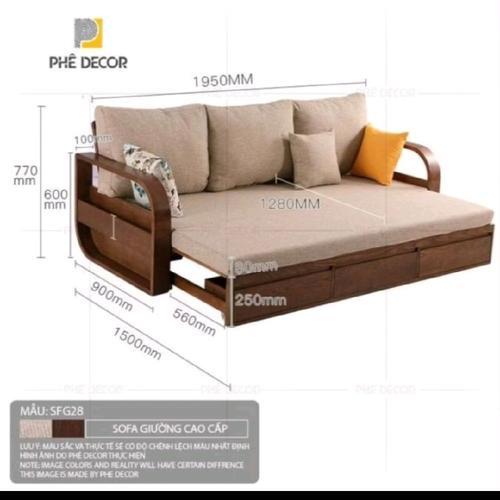 sofa bed kayu jati solid 3 2 seater modern minimalis