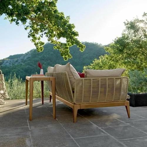 Kursi L outdoor/sofa outdor tali rope/kursi teras anyaman sintesis modern minimalis Furniture