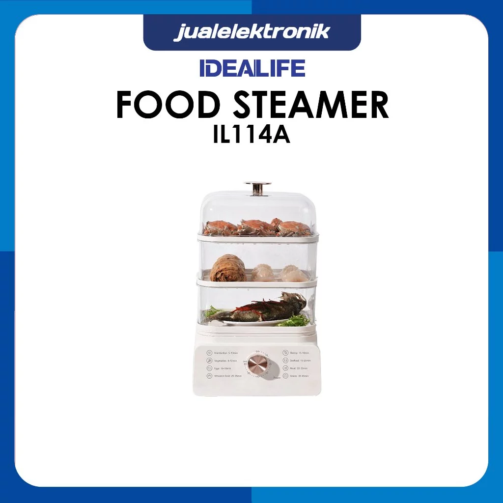 IDEALIFE IL114A - Food Steamer – Pengkukus Makanan - IL–114A / 4 Liter