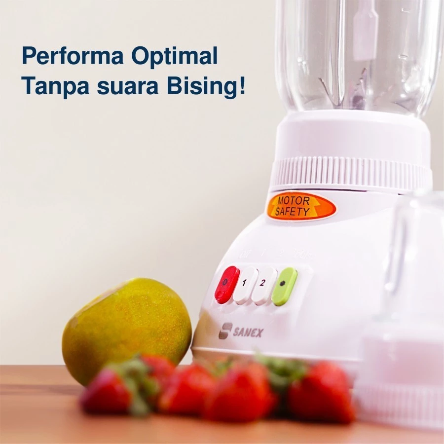 Sanex Blender Kaca MXT8GN MXT8 GN MX-T8GN 1 Liter + Dry Mill - 150 Watt Kaki Bulat Pelumat Terbaru