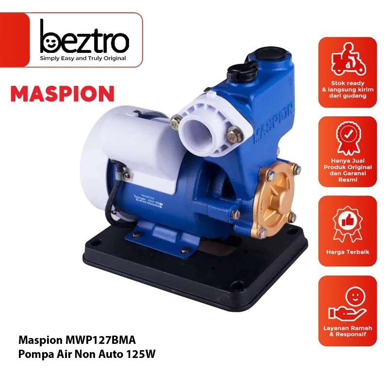 Maspion MWP127BMA – Pompa Air Non Auto 125 Watt