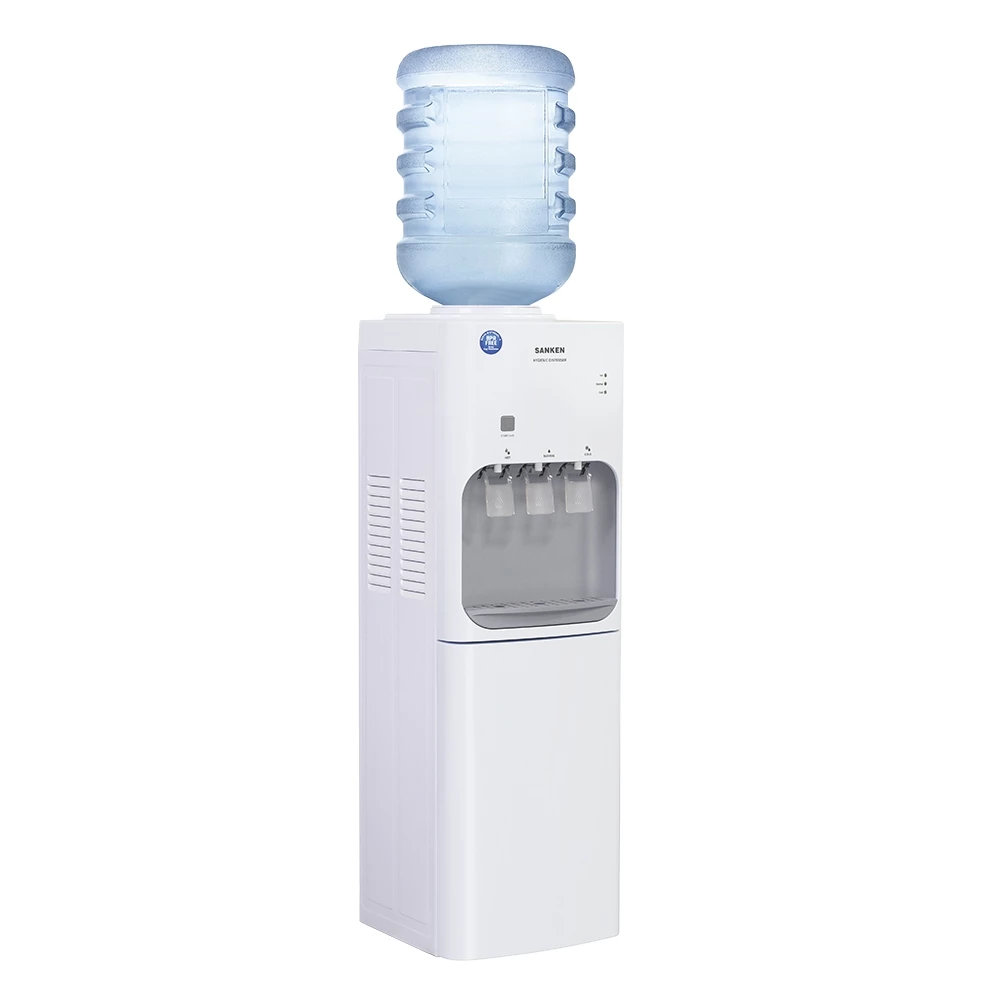 Sanken Dispenser Galon HWE-K20 - Dispenser Galon Atas (Hot, Normal, Cold) HWEK20 Warna Putih