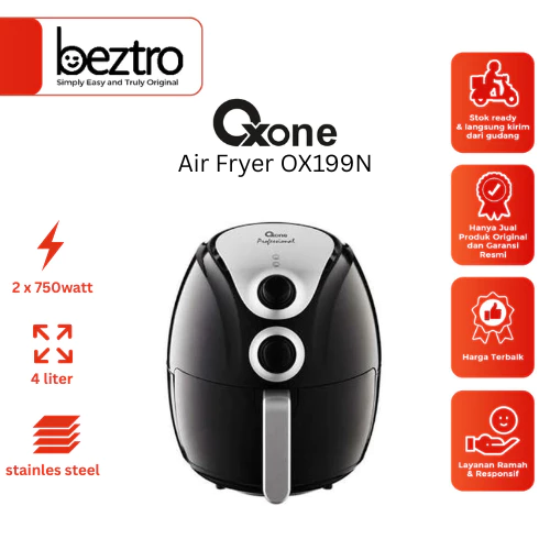 Oxone OX199N Eco Air Fryer Penggorengan Tanpa Minyak