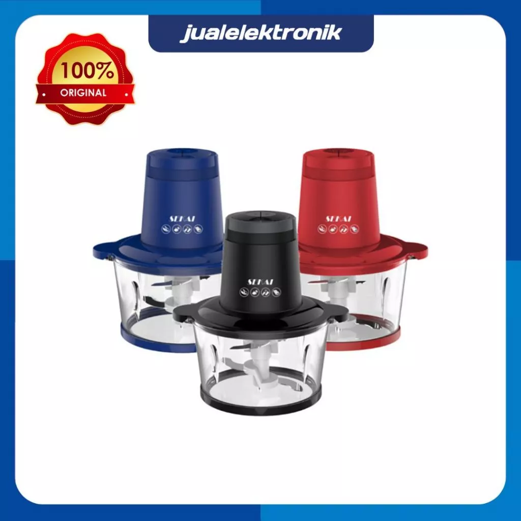 Sekai CP5052P CP 5052 P – Chopper 250 Watt Bahan Plastik 2 Liter