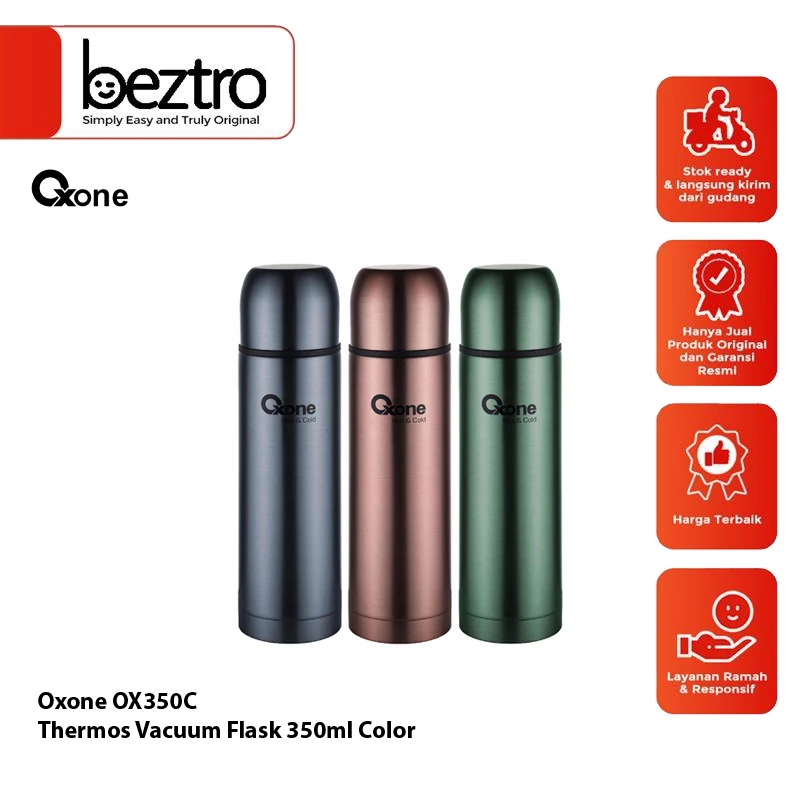 Oxone OX350C – Thermos Vacuum Flask Thumbler\ 350 ml Color