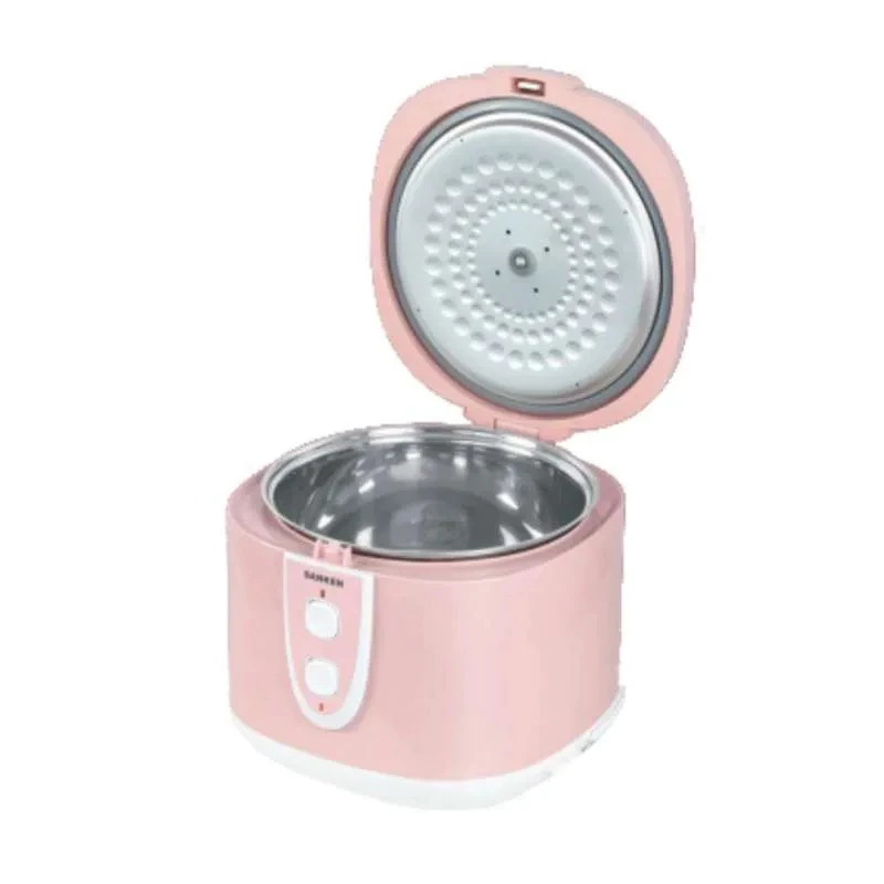 Rice Cooker Sanken SJ-2828PK Panci Sehat Stainless Steel 1.8 Liter Warna Pink Pastel SJ2828PK