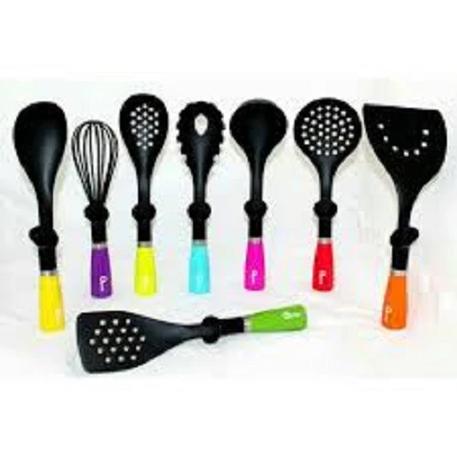Oxone OX043 Rainbow 8 Pcs Kitchen Tools/Spatula Set/Food Grade/Nylon/Tahan Panas