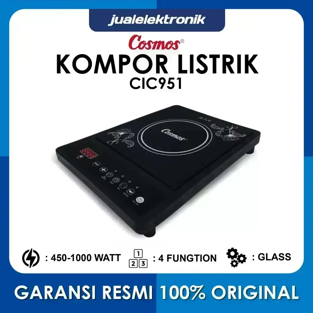 Kompor Induksi Listrik Cosmos CIC951 – Induction Cooker 4in1