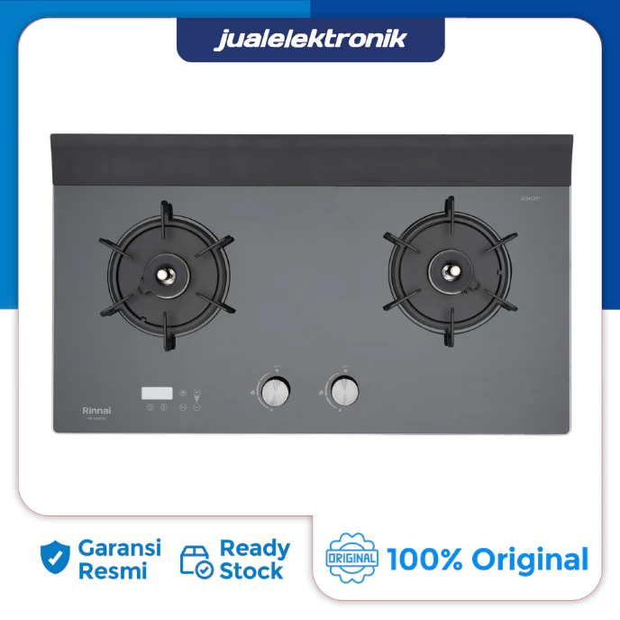 Rinnai RB-A2660G(B) - Kompor Tanam Gas 2 Tungku RBA2660GB