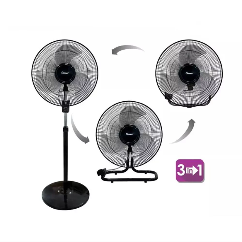 Kipas Angin Besi Cosmos SIF-1804-SN Wadesta Besi 18 Inch 3in1 Wall Desk Stand Fan SIF1804SN
