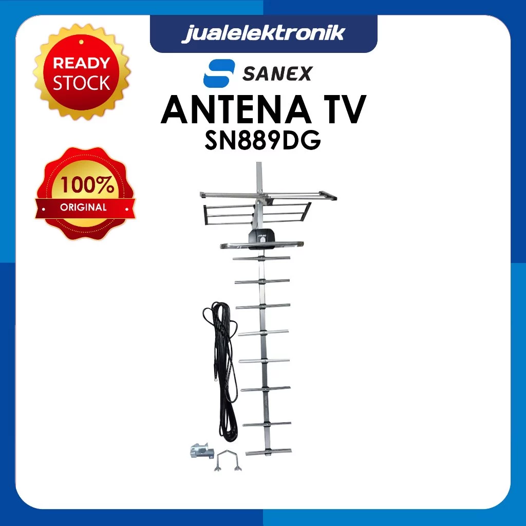 Sanex Antena SN889DG SN-889 DG - TV Digital Outdoor Ukuran Sedang