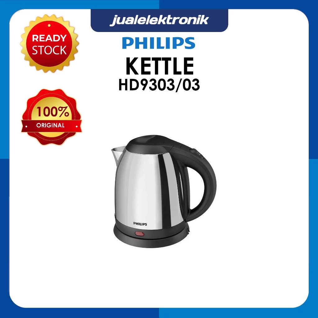 Philips HD9303/03 – Kettle Listrik Liter Stainless Steel Teko