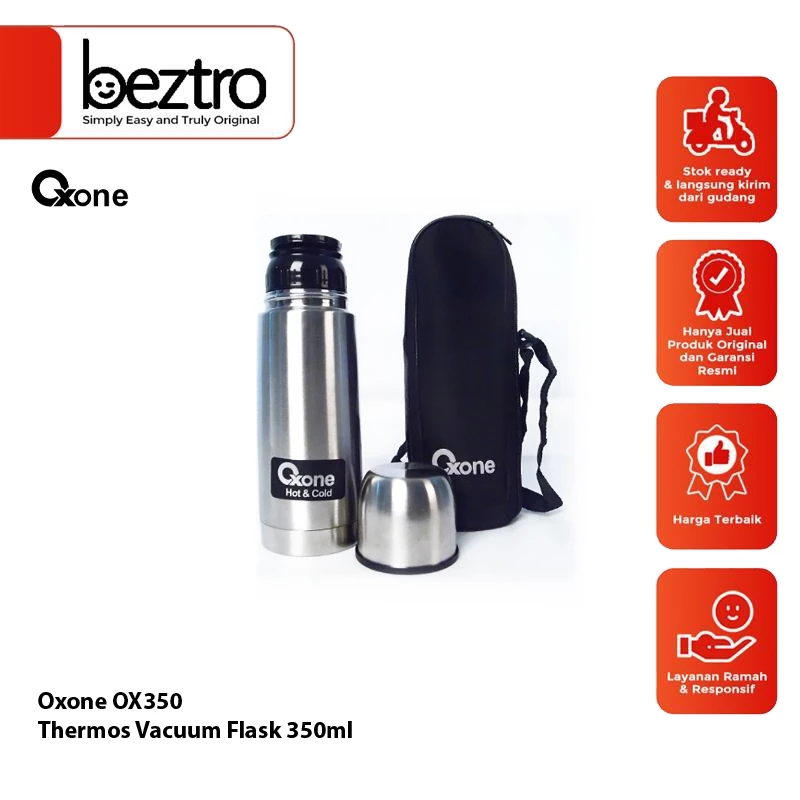 Oxone Thermos OX350 Vacuum Flask 350 ml Termos Air Panas dan Dingin