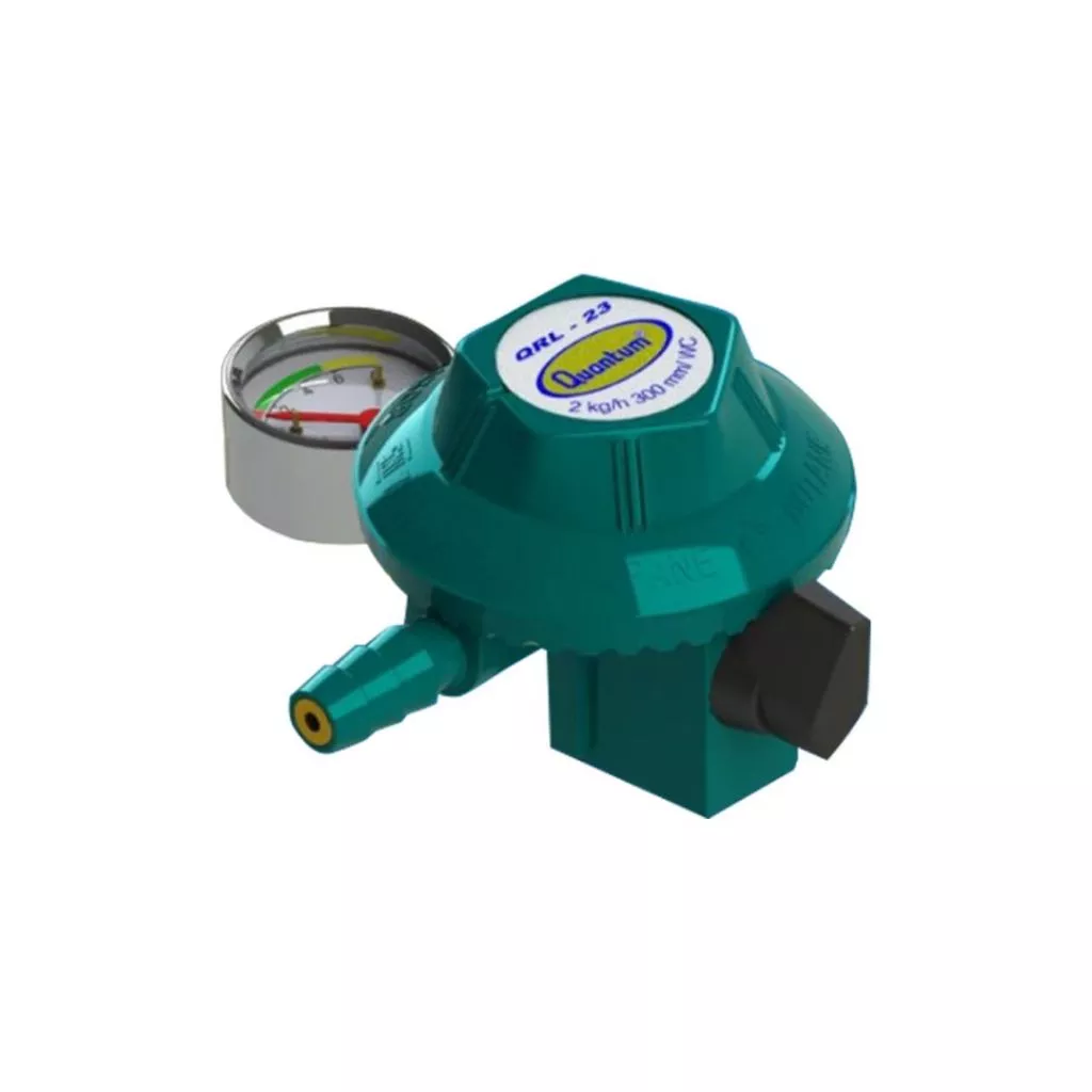 Quantum QRL-232 QRL232– Regulator Besar + Selang Meter Tekanan Rendah