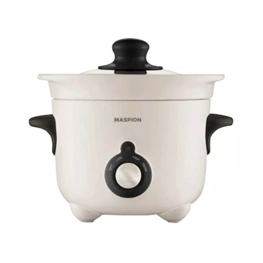 Maspion MSC-1815 B – Slow Cooker 1.5 Liter 140 Watt Panci Keramik Black MSC1815B