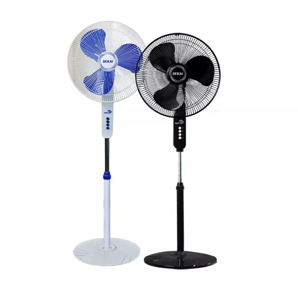 Sekai SFN1622B – Stand Fan Kipas Angin Berdiri 16 inch 50 Watt - Kaki Bulat Taifun Series SFN 1622 B