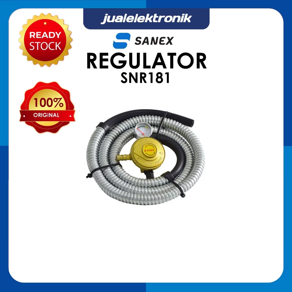 Sanex SN-R181 SNR181 – Regulator Meter Paket Selang Tekanan Rendah
