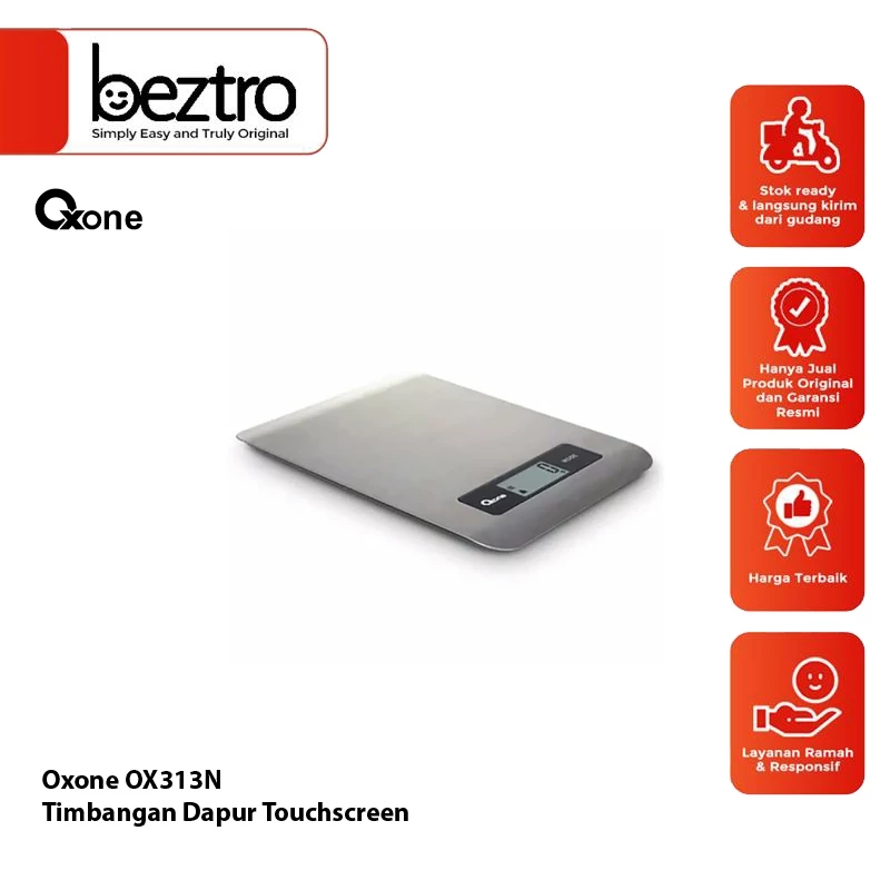 OXONE Kitchen Food Scale OX 313N - Timbangan Dapur Touchscreen OX313N