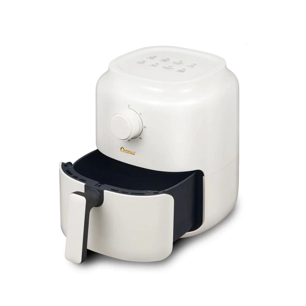 Cosmos Air Fryer CAF-6600 Vanila Series Penggoreng Tanpa Minyak 3 Liter Warna Hitam / Putih