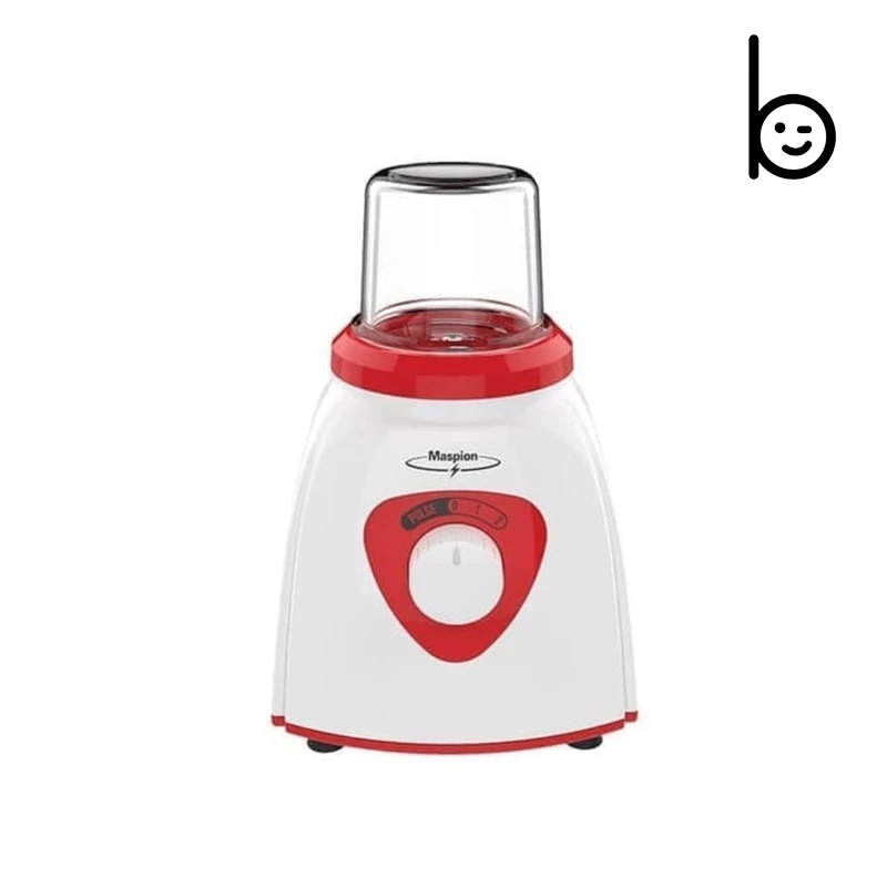 MASPION MT1592 MT-1592 - Blender Plastik Plastic 1,5 liter 2in1 200 watt putih merah