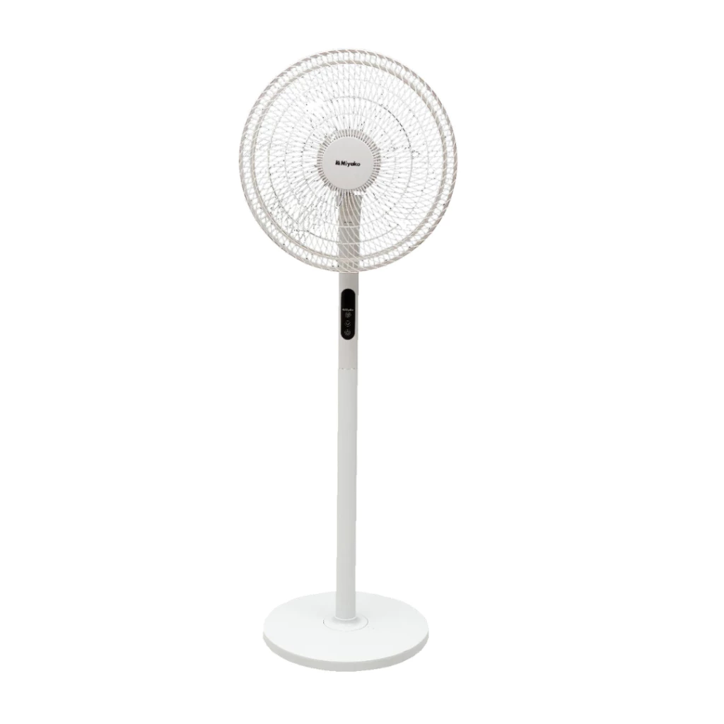Miyako Kipas Angin Berdiri KAS-1697 DRW - Stand Fan 16 inch Smart Touch 40 Watt KAS1697DR White
