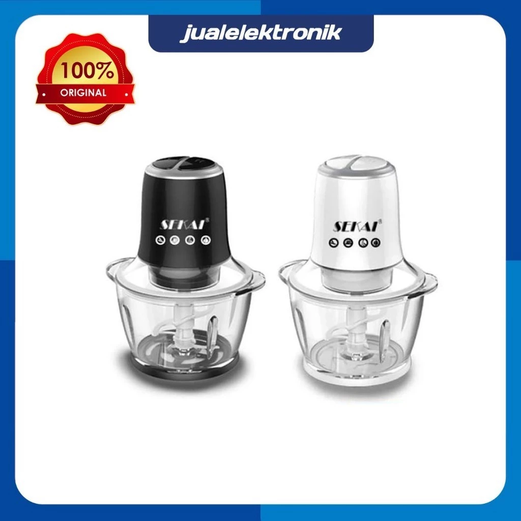 Sekai CP5101G – Chopper 250 Watt Bahan Gelas 1 Liter Penggiling Daging