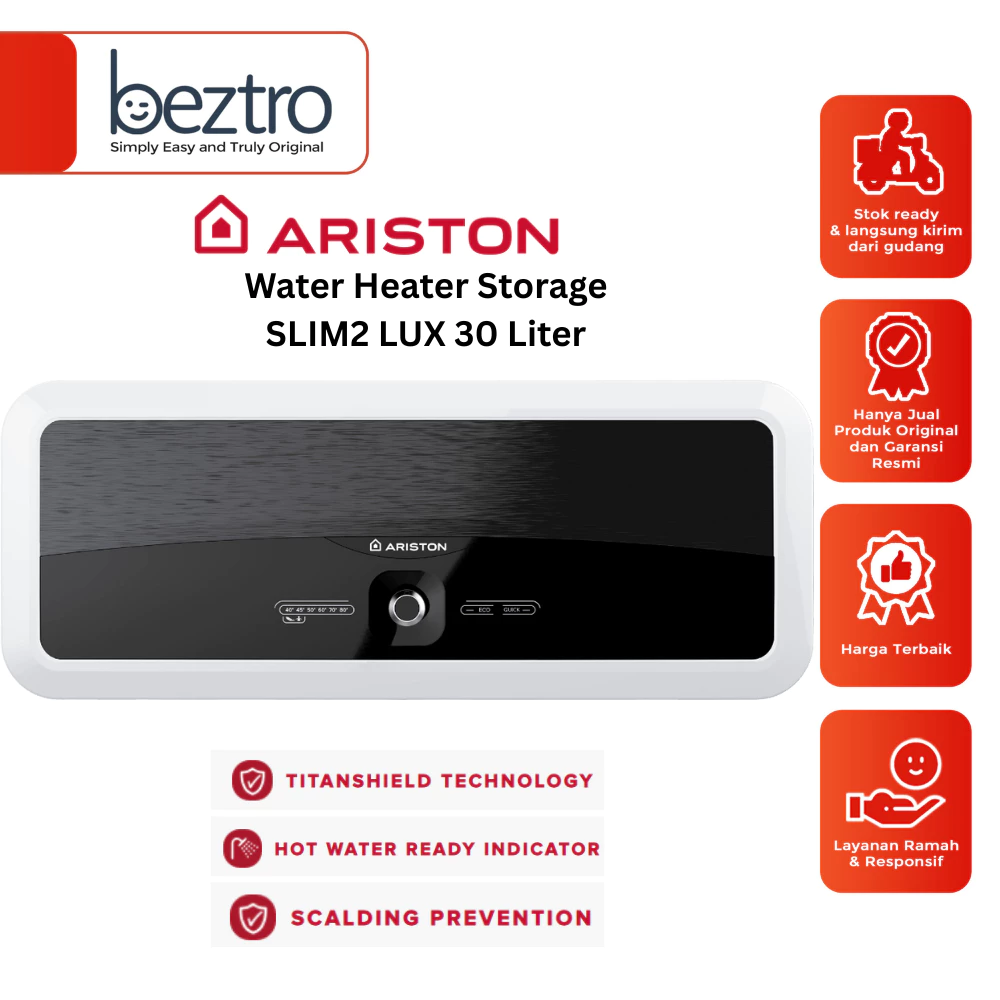 Ariston Water Heater Ariston Ariston Lux 30l Ariston SLIM2 Lux 30L