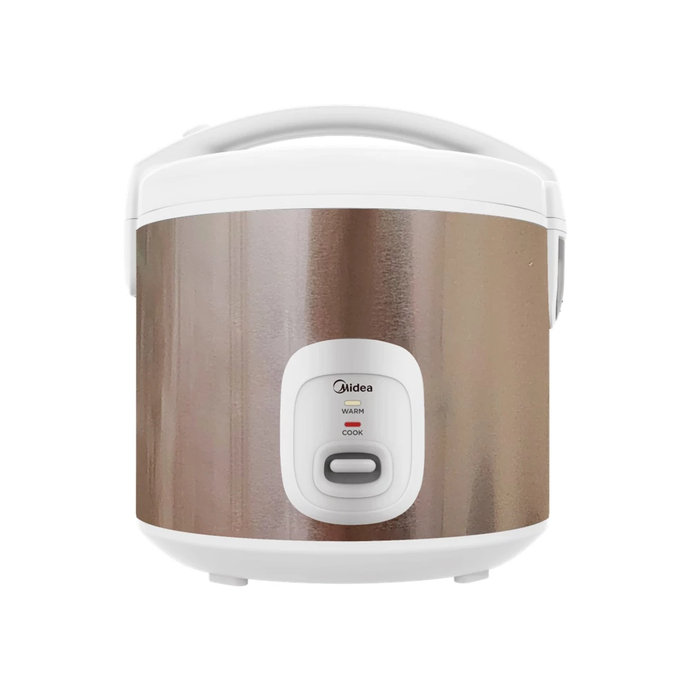 Midea Rice Cooker MB-YJ50301D(WP) Brown – Rice Cooker 1.8 Liter 400 Watt Crystal Gold Pot Non Stick