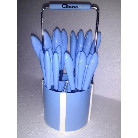 Oxone 24pcs Cutlery Set With Rack Sendok Garpu Makan OX9400 MultiColor