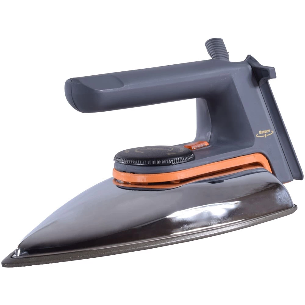 Maspion Setrika Grey – HA110C HA 110 C Iron HA-110 Model Classic Non Stick Anti Lengket abu abu